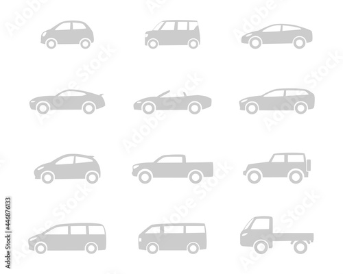車の種類　アイコンセット