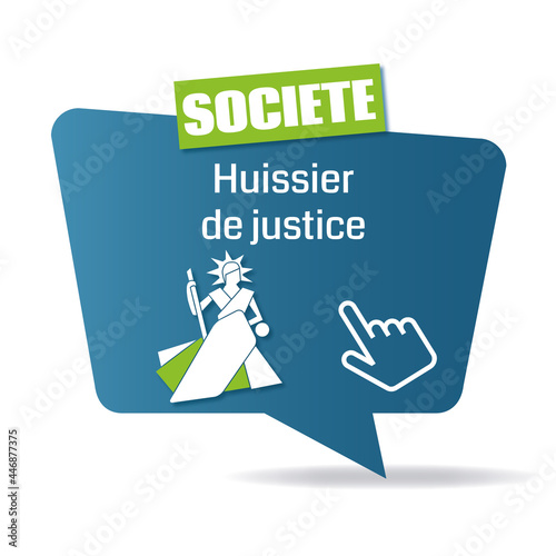 Logo huissier de justice.