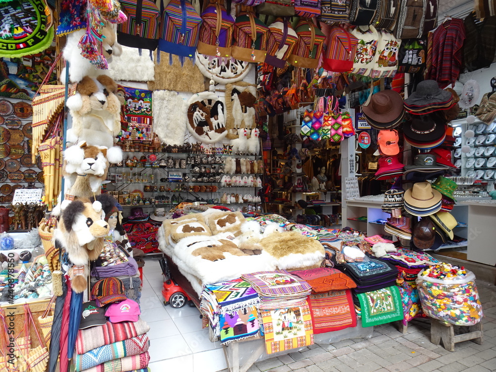 [Peru] A souvenir shop in Machu Picchu village