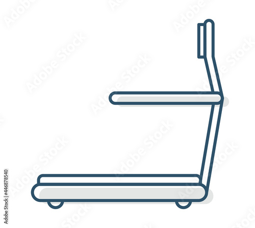 gray treadmill design