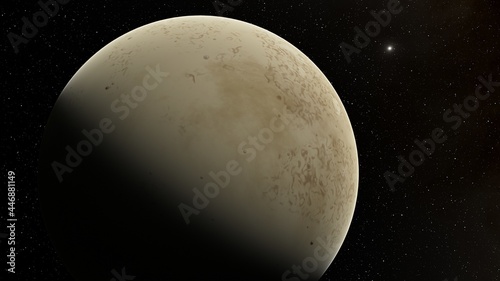 Planets and galaxy, science fiction wallpaper © ANDREI