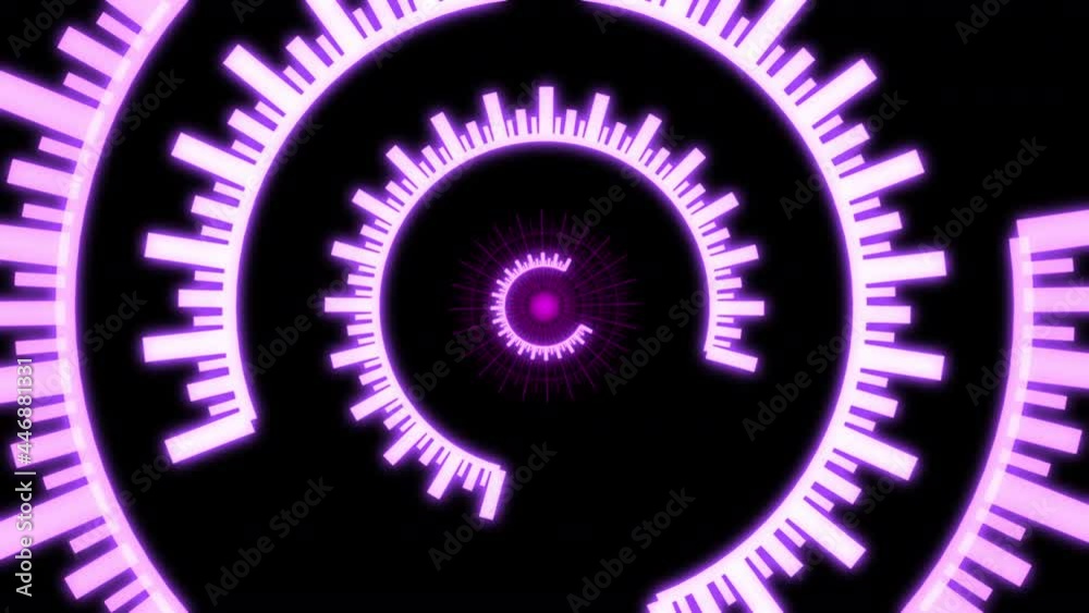 HUD Arc Offset Tribal Purple Large VJ Loop Animation 01 HUD Arc Offset Tribal Purple Large VJ Loop Animation 01