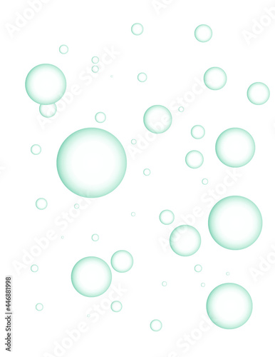 green bubble background , soap ,fresh ,water, vector, element