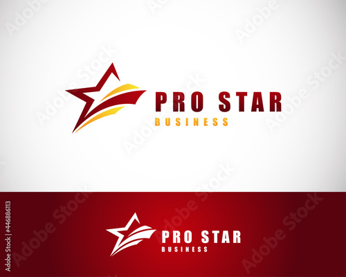 pro star logo creative sign symbol design template