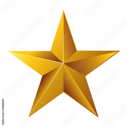 gold star decoration
