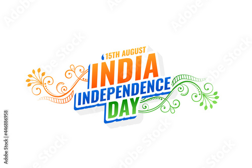 decorative india independence day background