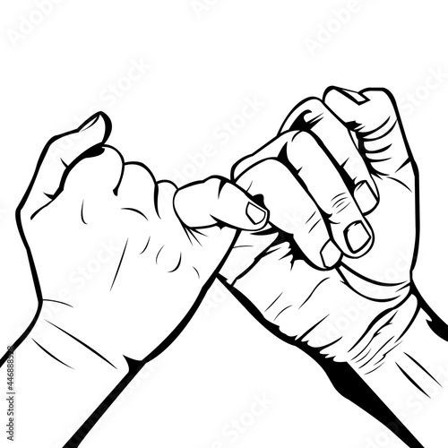 A simple illustration of Pinky Promise