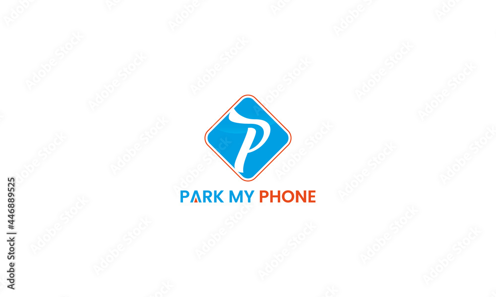 Modern P logo design, clean P design vector Template Modern P logo design, clean P design vector Template