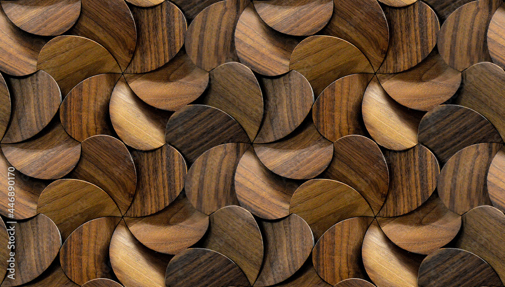 Beautiful 3D Wood Pattern Wallpaper Wood Flower Design Background ...