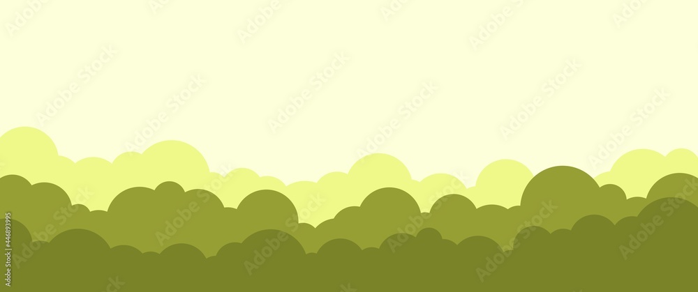 Obraz premium Editable three layers sky with color vector illustration. Simple sky layers for graphical resources, backdrop design template.