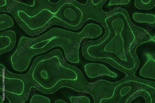 design modern green abstractive energetic curves digital graphics background illustration © Dancing Man
