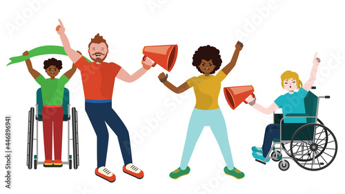 People on protest