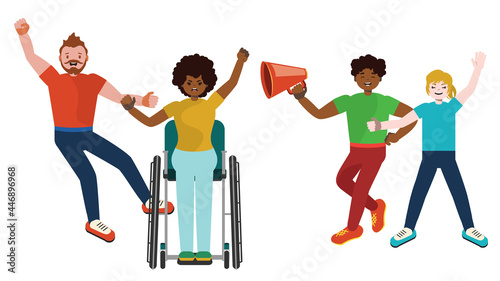 People on protest
