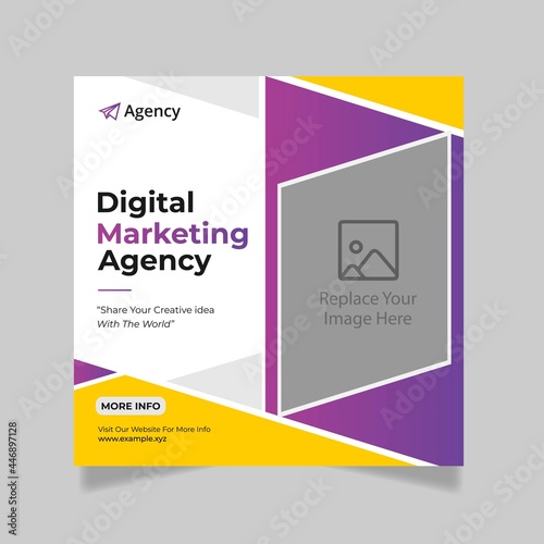 	
Digital Marketing Corporate Social Media Post banner Template