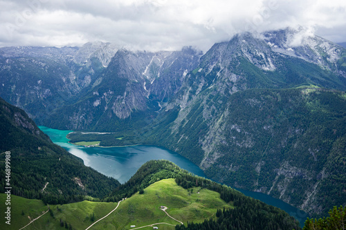 View on Königssee - Beautiful Mountain View - Magical Scenery © Lennert