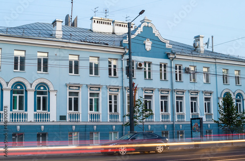 Voronezh. Shvanvicha Hotel (House with Lions) on Revolutsii Avenue 27.Russia September 2020  photo