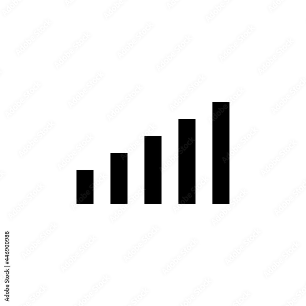 chart icon, graph vector, progress illustration chart icon, graph vector, progress illustration