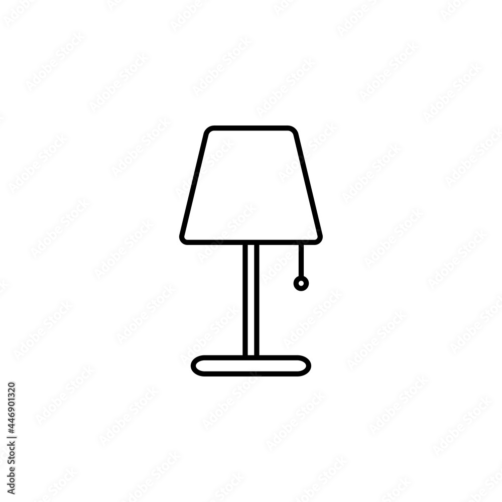 table lamp icon, lamp vector, light illustration table lamp icon, lamp vector, light illustration