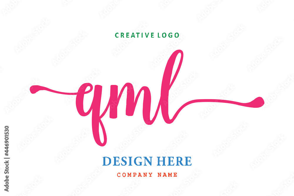 QML lettering logo is simple, easy to understand and authoritative QML lettering logo is simple, easy to understand and authoritative
