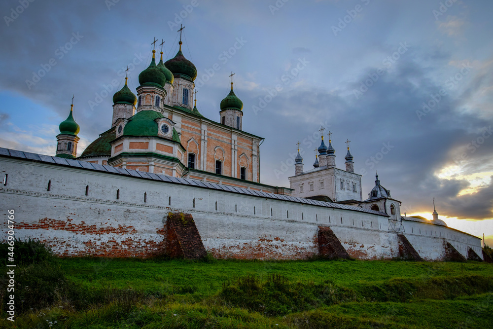 Goritsky Assumption Monastery walls in Pereslavl-Zalessky