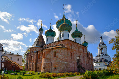 Orthodox Cathedral in the Avraamiev Monastery in Rostov photo