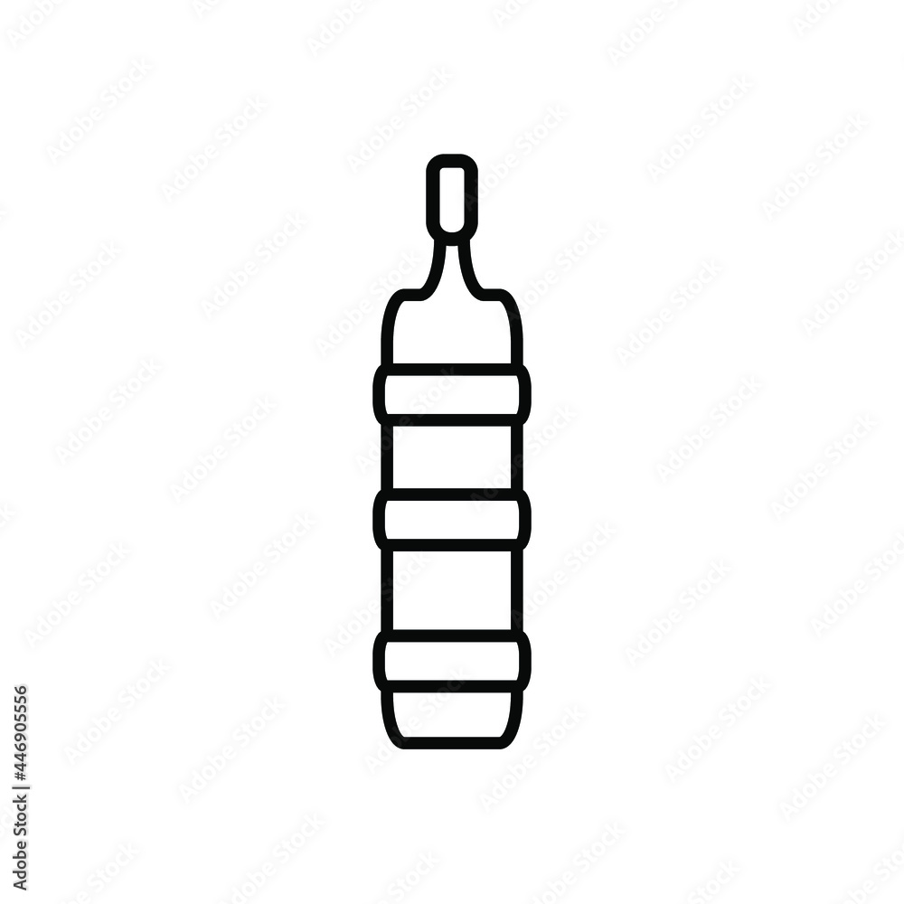 plastic bottle vector illustration, line design plastic bottle vector illustration, line design