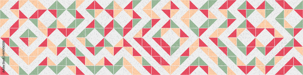 Abstract Geometric Pattern generative computational art illustration