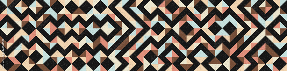 Abstract Geometric Pattern generative computational art illustration