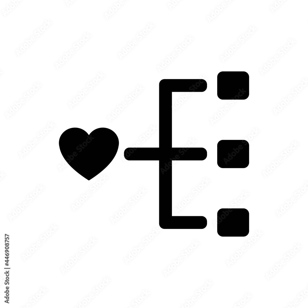 Fototapeta premium Donation distribution icon