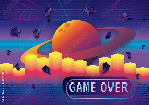 Game zone game icon background vector