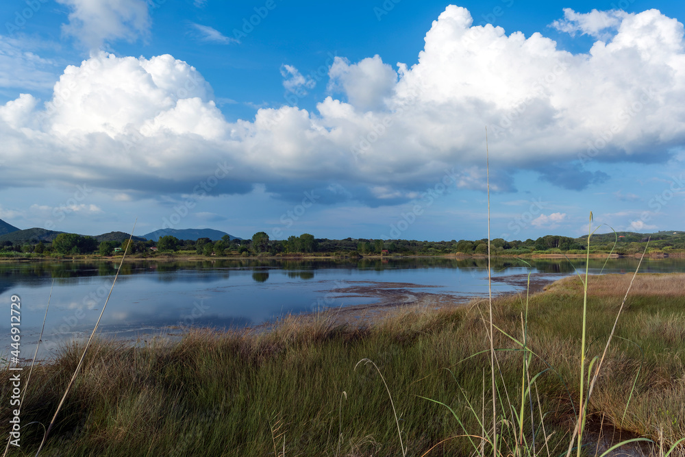 Gialova lagoon, Messinia, Greece Gialova lagoon, Messinia, Greece