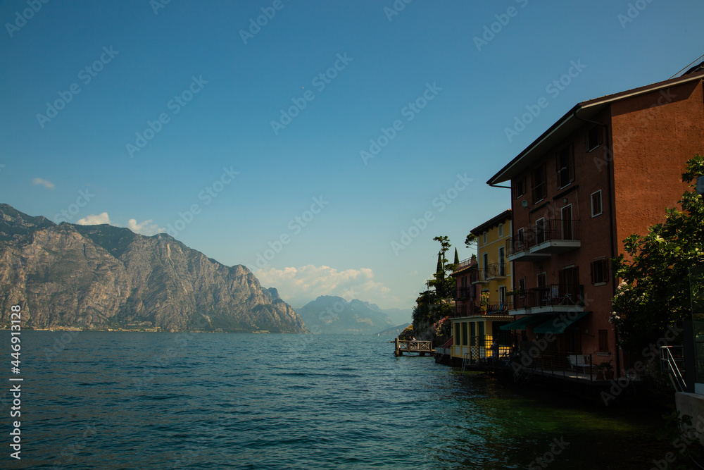 Malcesine on Lake Garda, Italy, Summertime