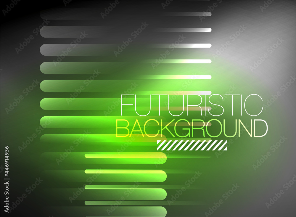 Bright neon color techno abstract background, shiny glowing neon lines in the dark background Bright neon color techno abstract background, shiny glowing neon lines in the dark background