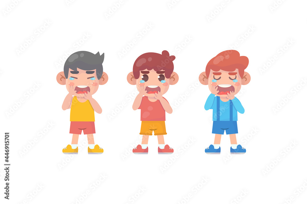 Cute little boy with crying and tantrum expression Premium Vector
Cute little boy with crying and tantrum expression Premium Vector