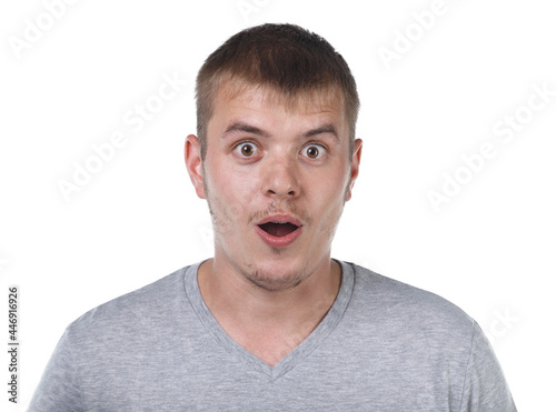 Image of surprised young man with bristle © Chris Tefme