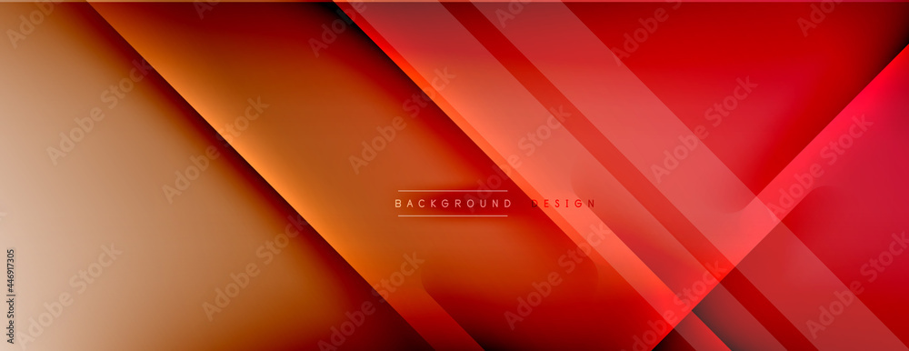 Abstract background. Shadow lines on bright shiny gradient background. Abstract background. Shadow lines on bright shiny gradient background.