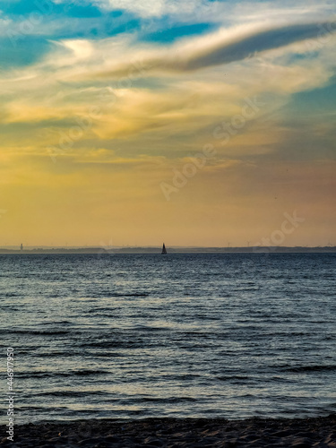 sunset over the sea © KurtErik