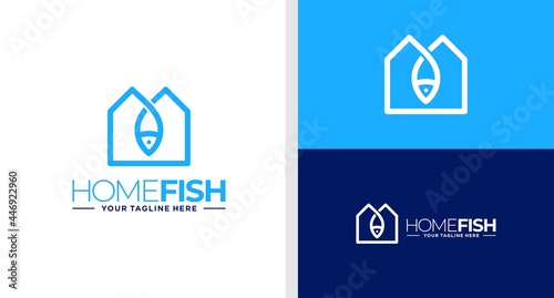 HOME FISH LOGO LINE EDITALE SIMPLE photo