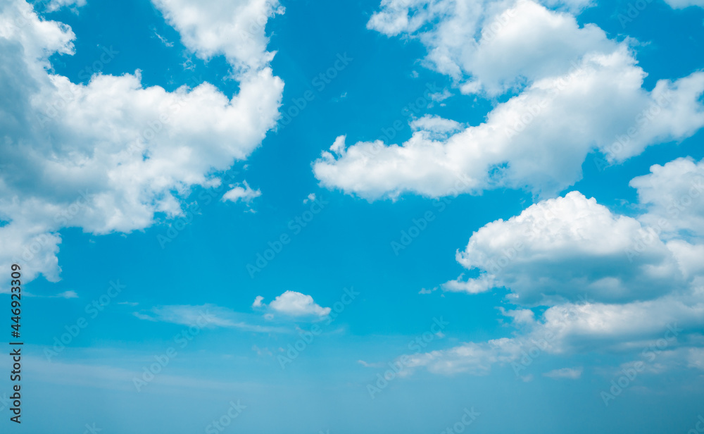 aerial view fluffy white clouds in blue sky. cumulus cloudscape nature background good weather in bright summer day. copy space of natural color and light in heaven. clear sunny weather forecasting aerial view fluffy white clouds in blue sky. cumulus cloudscape nature background good weather in bright summer day. copy space of natural color and light in heaven. clear sunny weather forecasting
