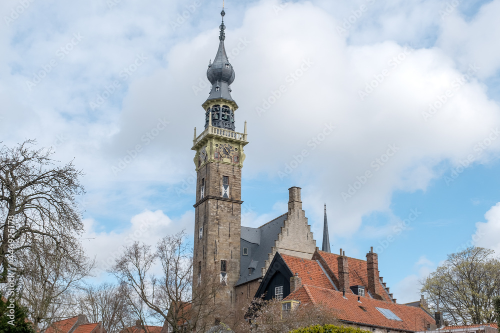 Town Hall Veere, Zeeland province, The Netherlands