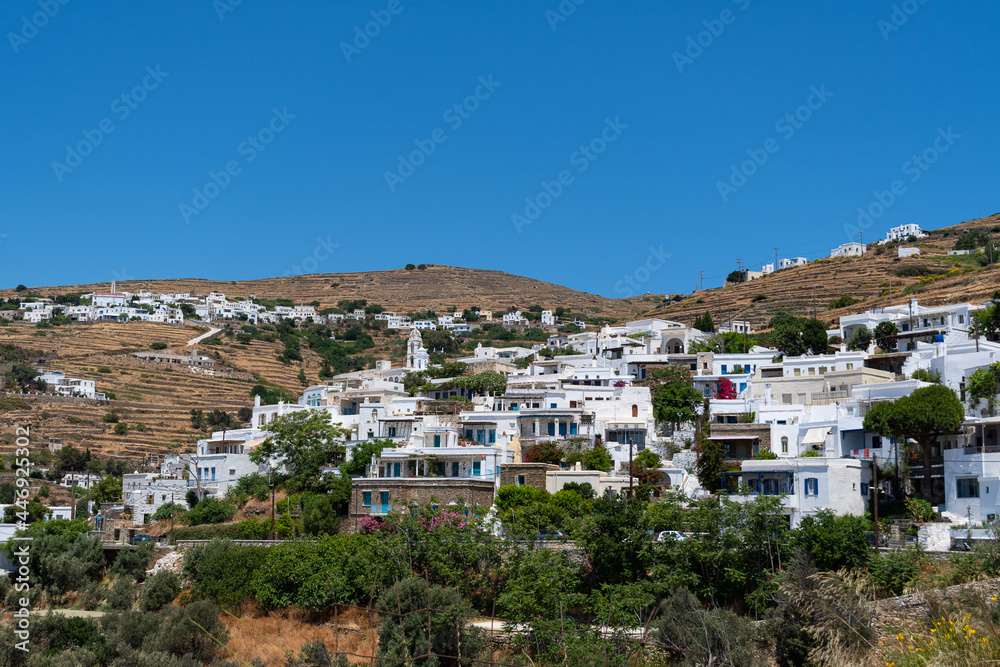 Dyo Choria village in Tinos island, Greece
