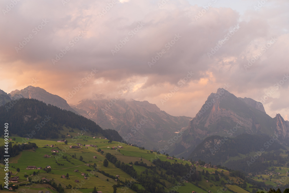 Alpstein in der Schweiz.