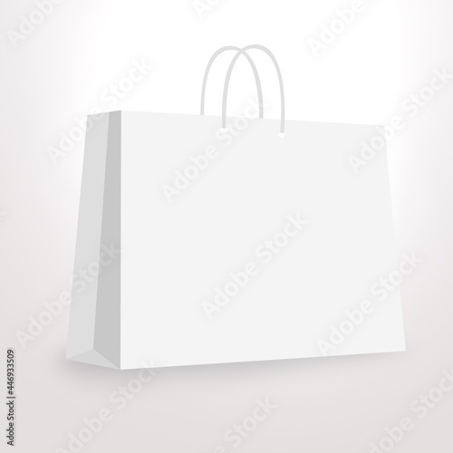 white shopping bag