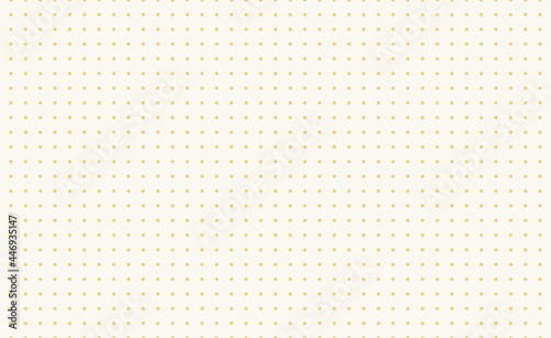 Grid paper. Dotted grid on white background. Abstract dotted transparent illustration with dots. White geometric pattern for school, copybooks, notebooks, diary, notes, banners, print, books © Alla