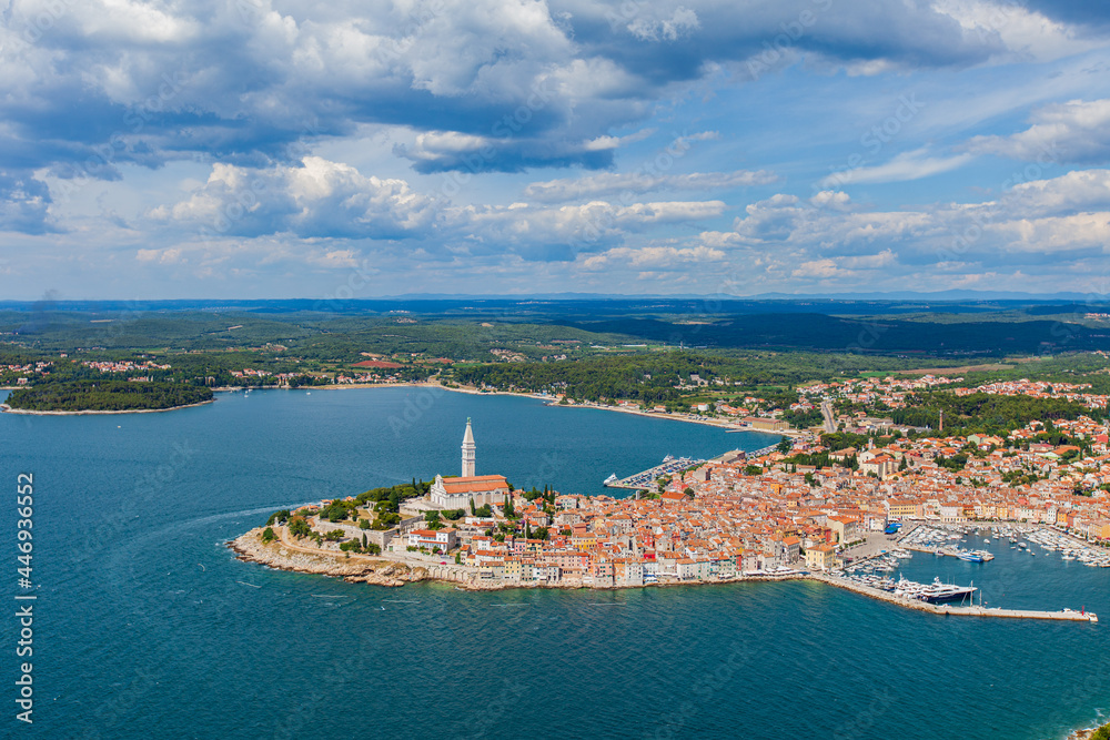 Rovinj the town in Istrian Peninsula on the Western Croatian coast