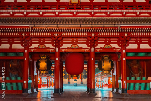 Asakusa Shrine in Japan. Bu...