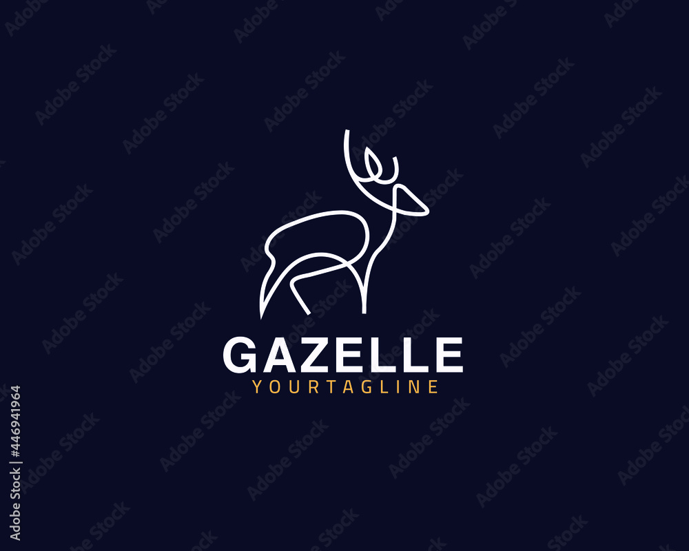 Cool one line Gazelle logo design and unique animal concept, can be used as a sign, app Icon or symbol, multi-layer vector and easy to modify, size and color, compatible with all illustrator versions
Cool one line Gazelle logo design and unique animal concept, can be used as a sign, app Icon or symbol, multi-layer vector and easy to modify, size and color, compatible with all illustrator versions
