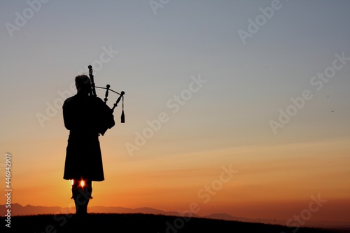 Bagpipes and View