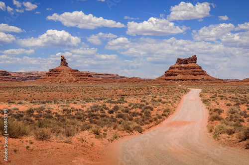 Landscape scenes in Valley of the Gods, near Bears Ears, Utah.