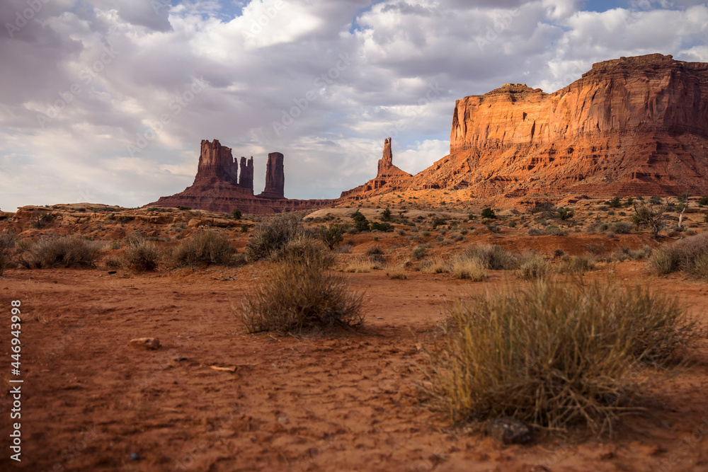 Roadside landscapes and views near Monument Valley, Arizona.